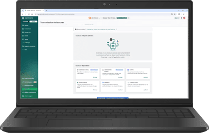 capture d'écran du logiciel pennylane sur la page des factures des achats et des ventes