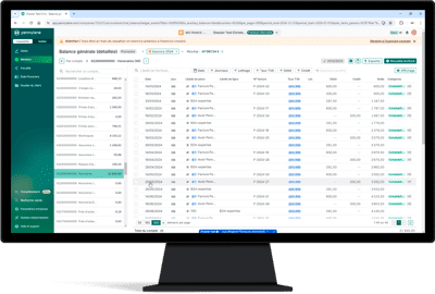 capture d'écran de la plateforme Pennylane