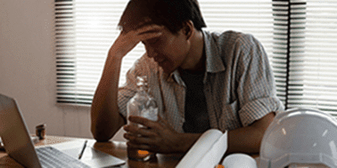 Consommation d'alcool sur chantier